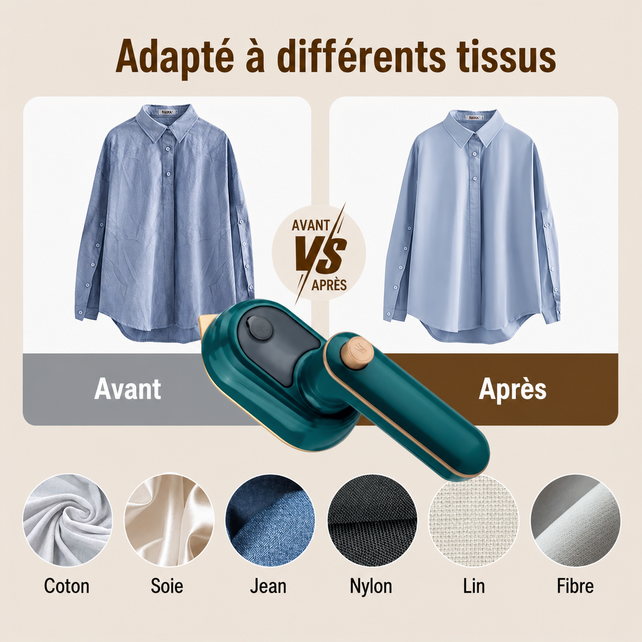 Défroisseur Mini Portable
